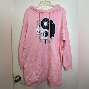 Yin Yang Crystal Moon Sun Hoodie Sweater